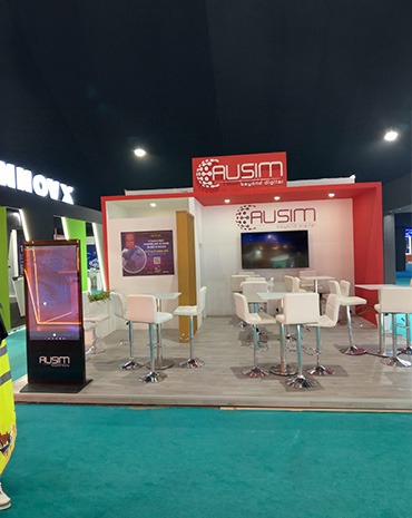 "Stand d'exposition au Maroc lors d'un événement,Stand Expo Maroc."