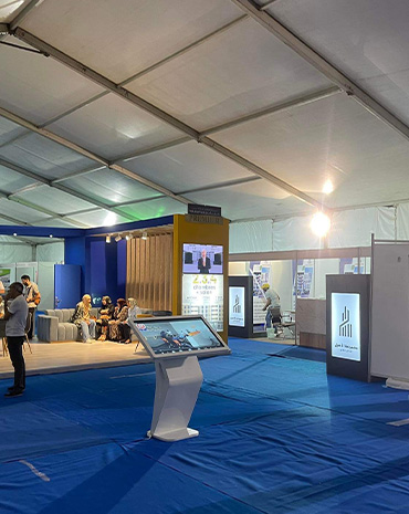 "Stand d'exposition au Maroc conçu par Stand Expo Maroc"