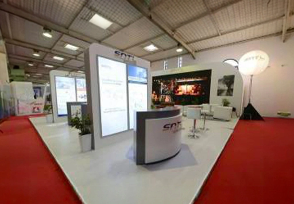 Construction de stand au maroc pour SNTL au Maroc,Stand Exposition Maroc.